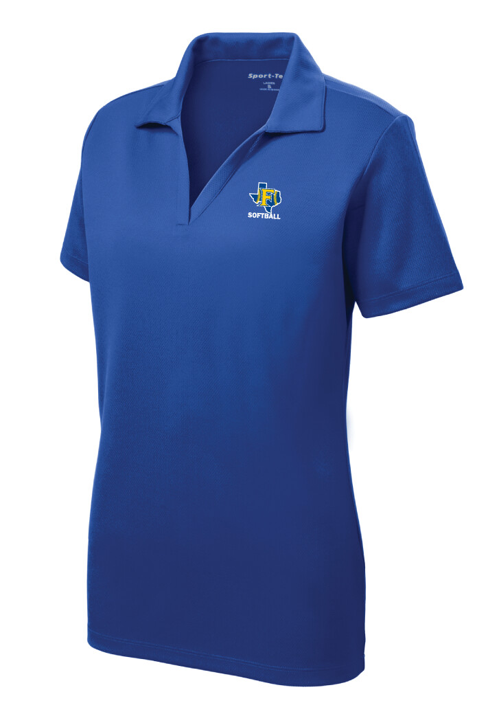 Frisco Softball - Embroidered Ladies Polo, Color: Royal