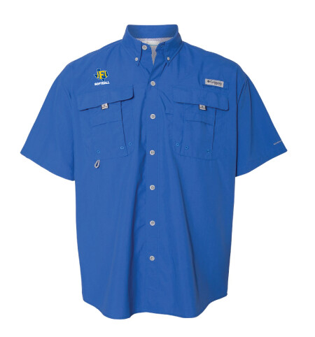 Frisco Softball - Columbia PFG Bahama™ II Shirt, Color: Vivid Blue