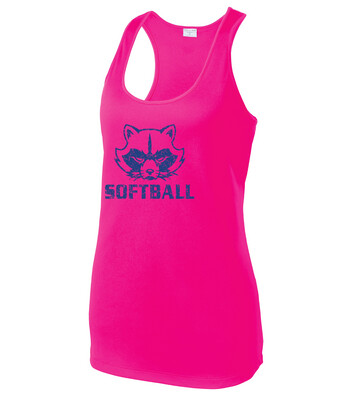 Frisco Softball - Raccoon - Dri-Fit Racerback Tank