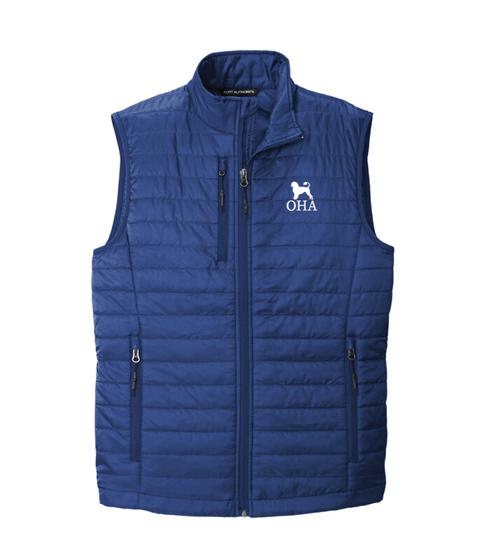 OHA - Mens Packable Puffy Vest, Color: Cobalt Blue