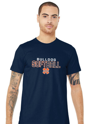 McKinney North Softball - Block - Bella+Canvas Short Sleeve