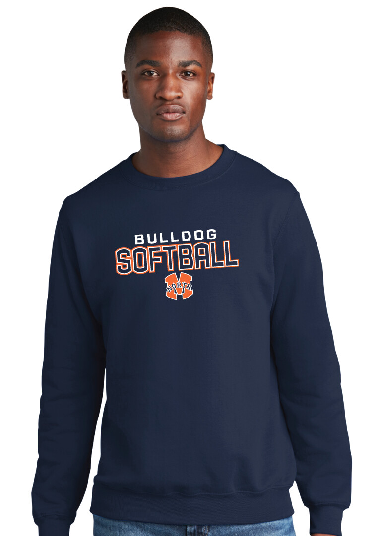 McKinney North Softball - Block - Crew Sweatshirt