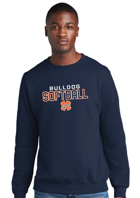 McKinney North Softball - Block - Crew Sweatshirt