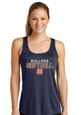 McKinney North Softball - Block - Dri-Fit Racerback Tank