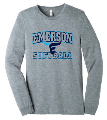 Frisco Emerson Softball - Emerson - Bella+Canvas Long Sleeve