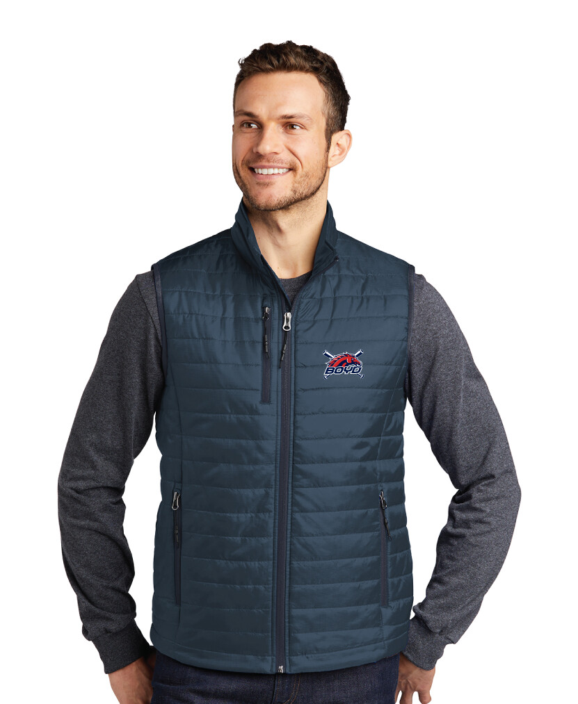 Boyd Baseball - Mens Packable Puffy Vest
