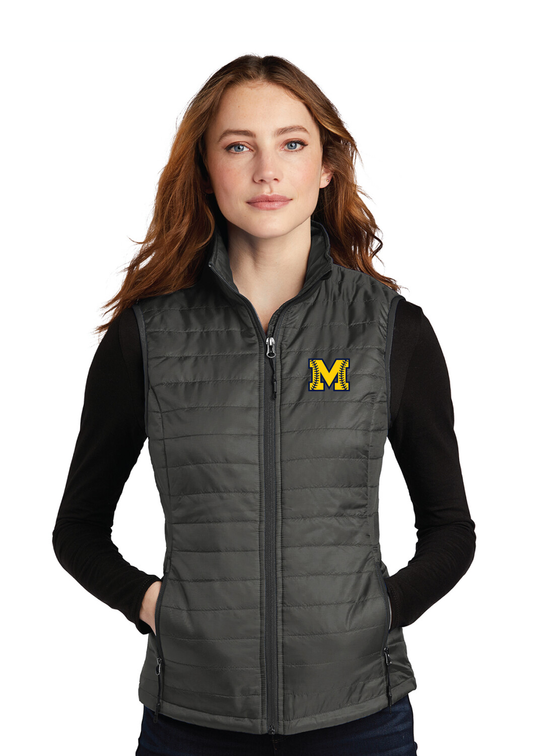 McKinney Baseball - Ladies Packable Puffy Vest