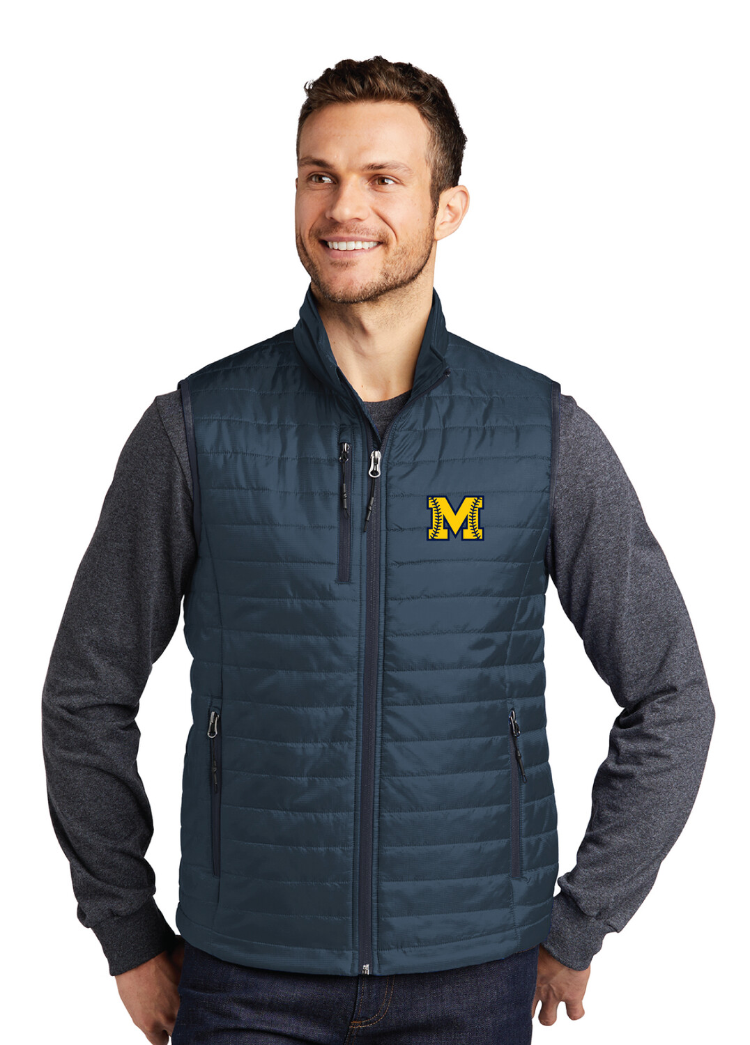 McKinney Softball - Mens Packable Puffy Vest
