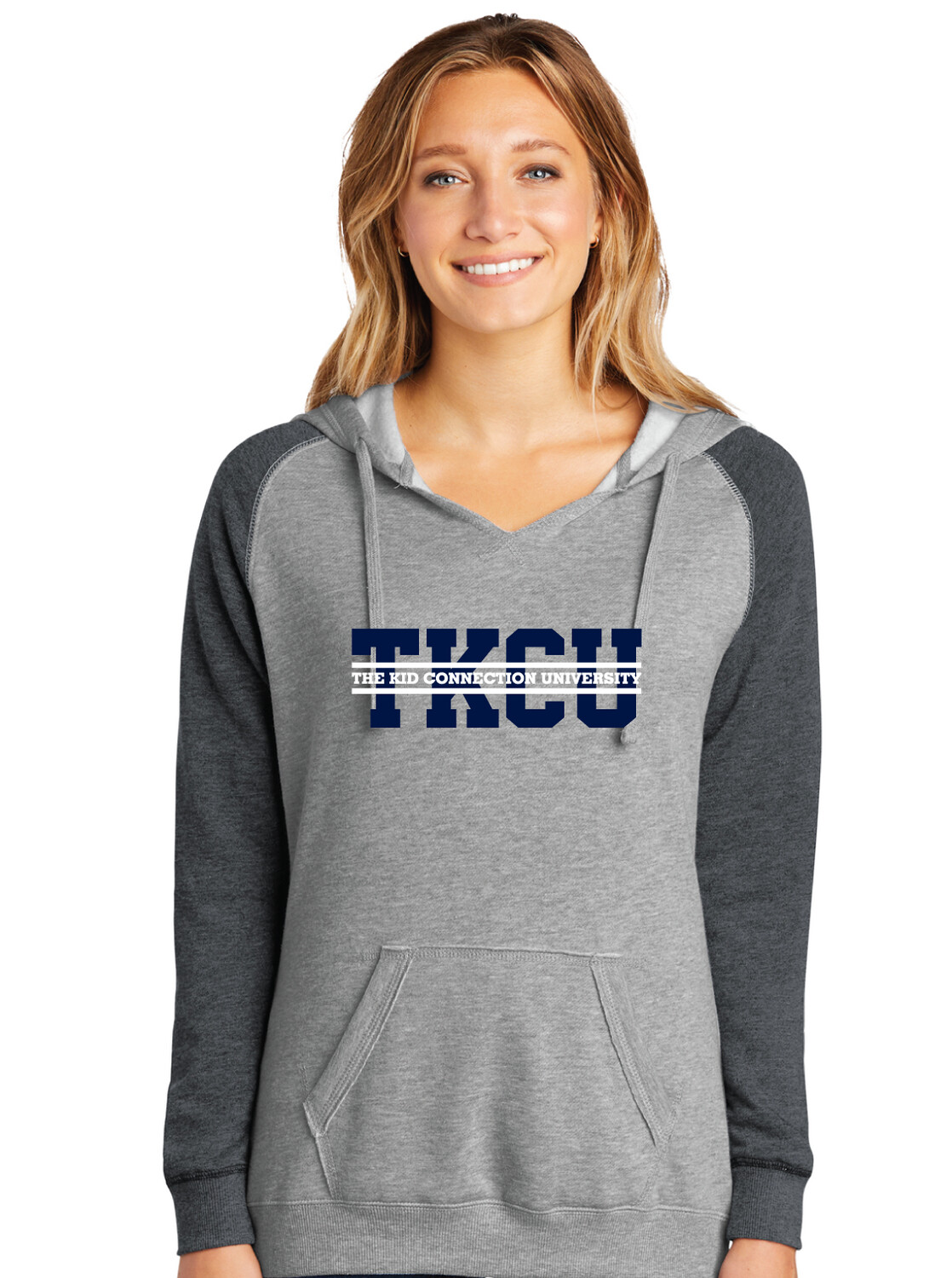 The Kid Connection University  - Block - Lightweight Raglan Hoodie