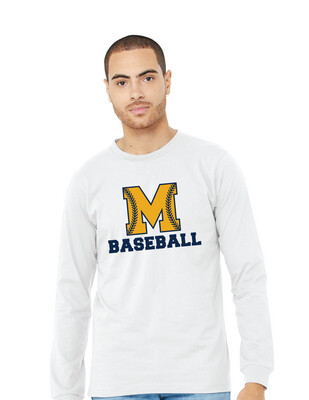 McKinney Baseball - M Laces - Bella+Canvas Long Sleeve