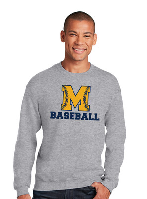 McKinney Baseball - M Laces - Crew Sweatshirt