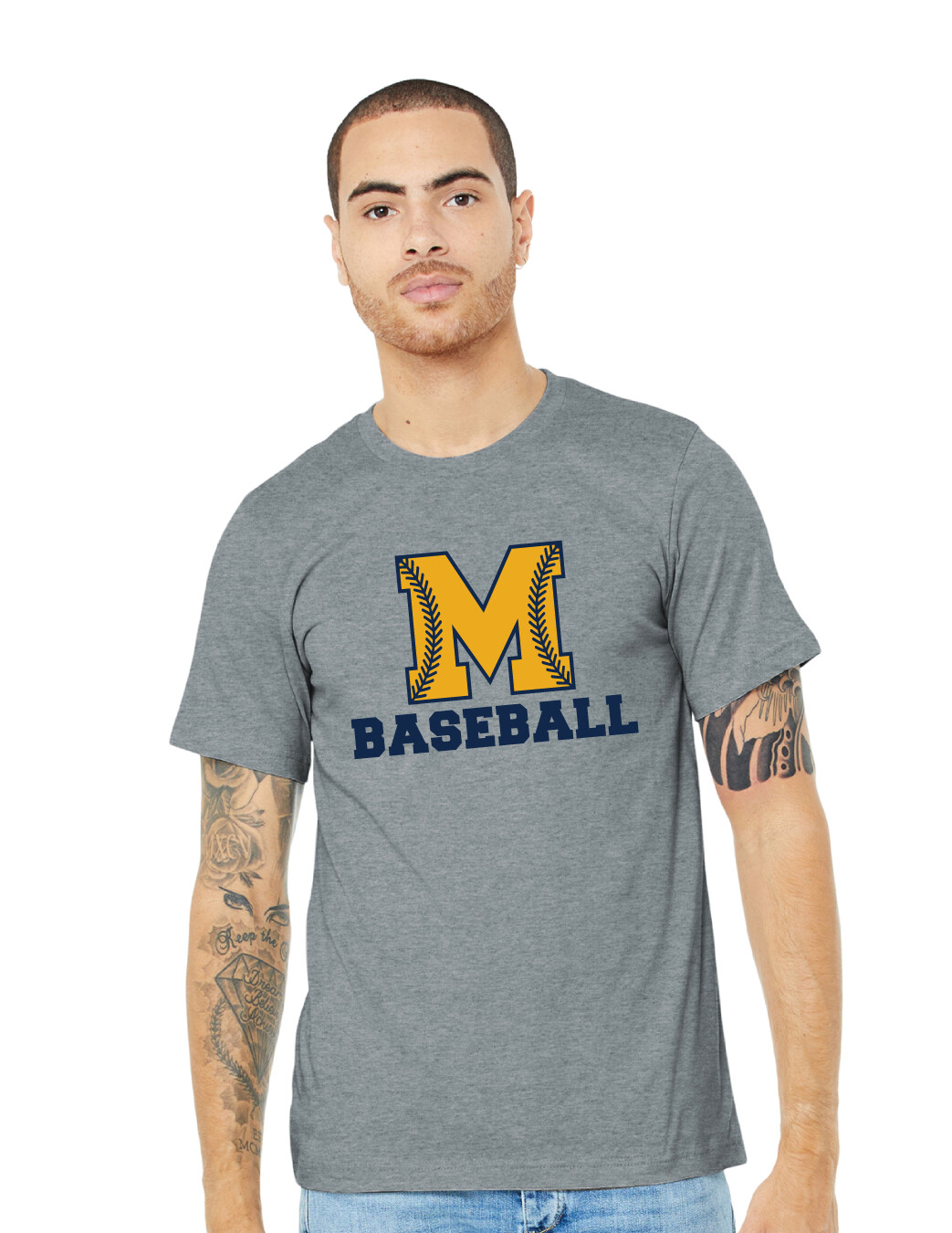 McKinney Baseball - M Laces - Bella+Canvas Short Sleeve