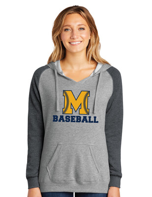 McKinney Baseball - M Laces - Lightweight Raglan Hoodie