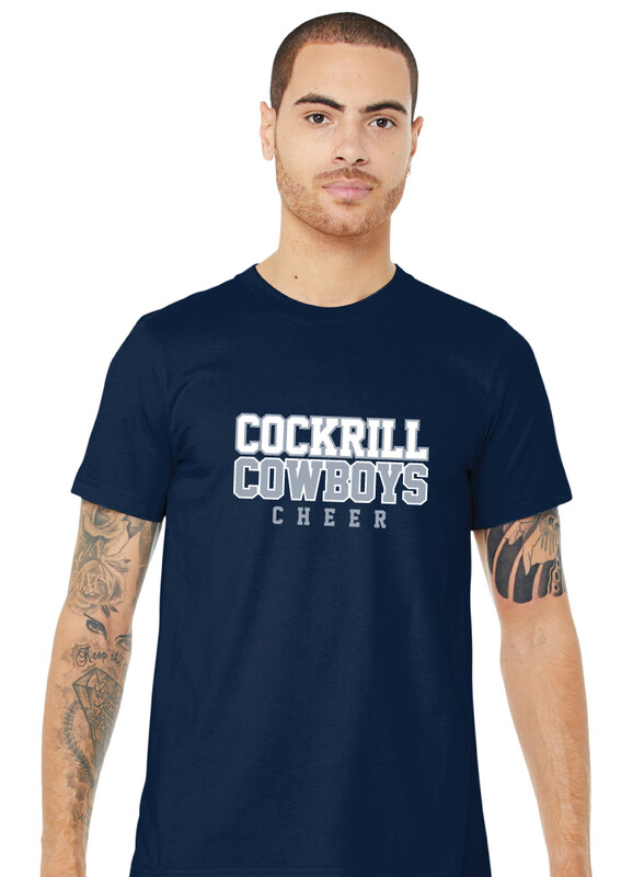 Cockrill Cheer - Block - Bella+Canvas Short Sleeve