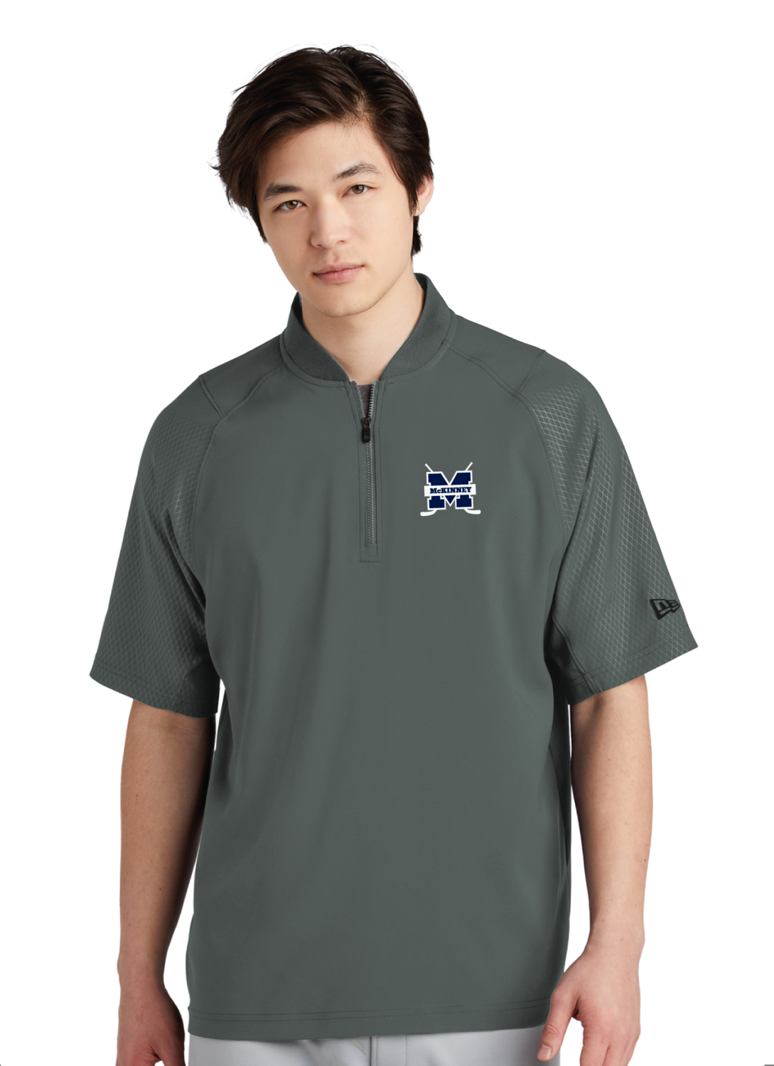 McKinney Hockey Club - Embroidered New Era® Short Sleeve 1/4-Zip Jacket