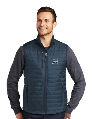 McKinney Hockey Club - Embroidered Mens Packable Puffy Vest