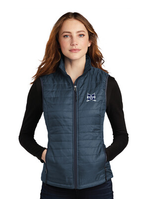 McKinney Hockey Club - Embroidered Ladies Packable Puffy Vest