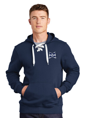 McKinney Hockey Club - Embroidered Lace Up Pullover Hooded Sweatshirt