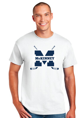 McKinney Hockey Club - Crossed Sticks - Short Sleeve