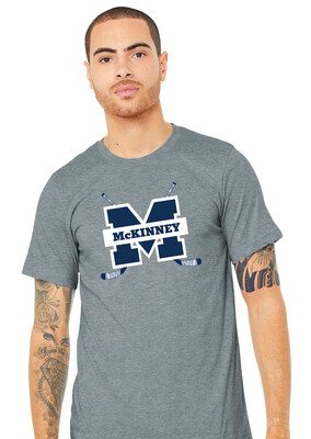 McKinney Hockey Club - Crossed Sticks - Bella+Canvas Short Sleeve