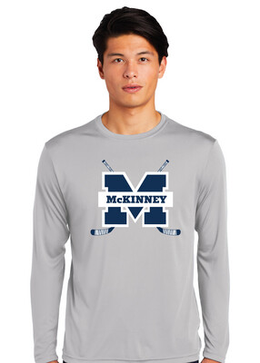 McKinney Hockey Club - Crossed Sticks - Dri-Fit Long Sleeve