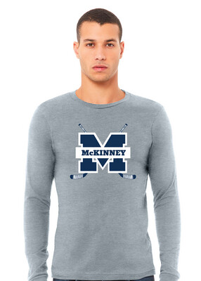 McKinney Hockey Club - Crossed Sticks - Bella+Canvas Long Sleeve