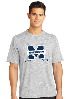 McKinney Hockey Club - Crossed Sticks - Electric Dri-Fit Short Sleeve