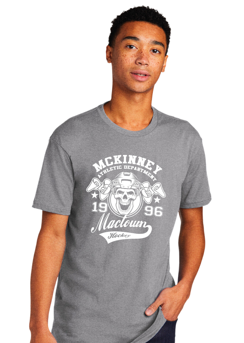 McKinney Hockey Club - Skull - Next Level Short Sleeve