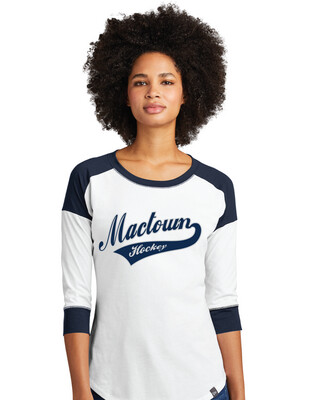 McKinney Hockey Club - Mactown - 3/4 Sleeve Baseball Raglan Tee