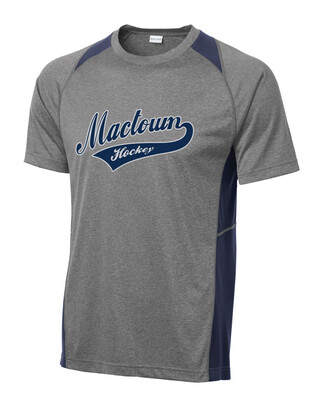 McKinney Hockey Club - Mactown - Heather Colorblock Contender Tee