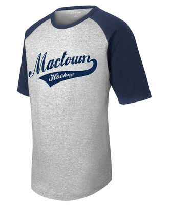 McKinney Hockey Club - Mactown - Short Sleeve Colorblock Raglan Jersey