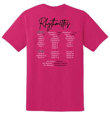 Faubion Rhythmettes - 2024-25 Team Shirt