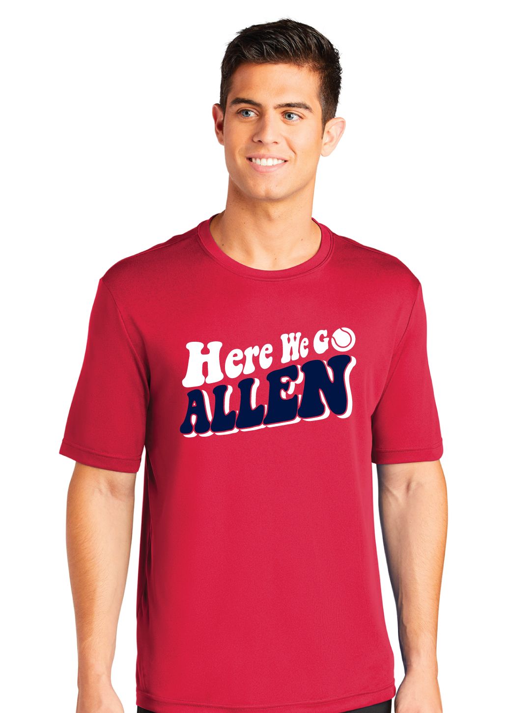 Allen Tennis - Here We Go - Dri-Fit Short Sleeve