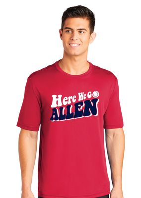 Allen Tennis - Here We Go - Dri-Fit Short Sleeve
