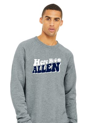 Allen Tennis - Here We Go - Bella+Canvas Crew Sweatshirt