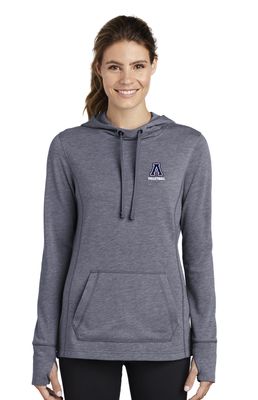 Allen Volleyball - Ladies Tri-Blend Wicking Fleece Hooded Pullover
