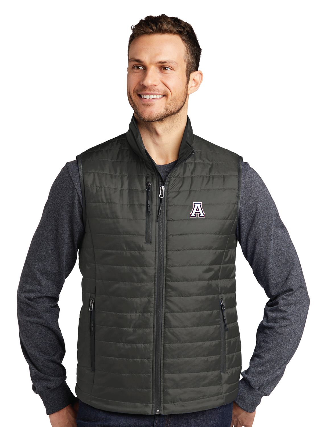 Allen Tennis - Mens Packable Puffy Vest