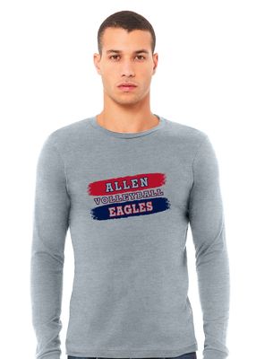 Allen Volleyball - Paint - Bella+Canvas Long Sleeve