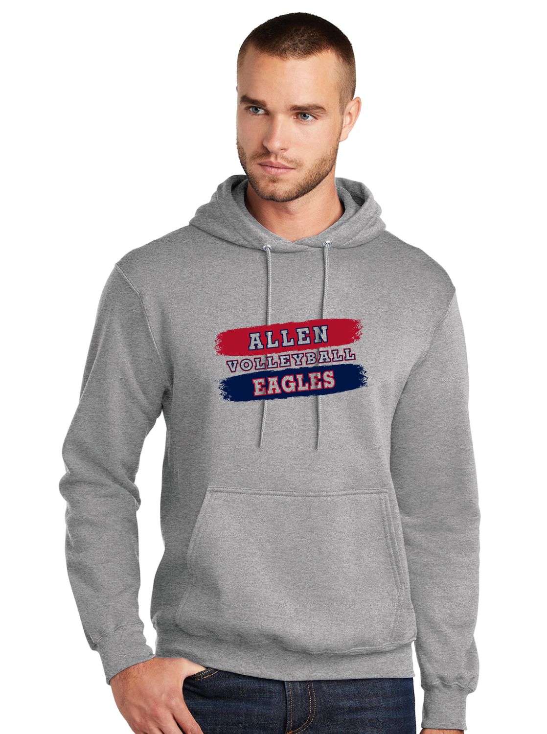 Allen Volleyball - Paint - Hoodie