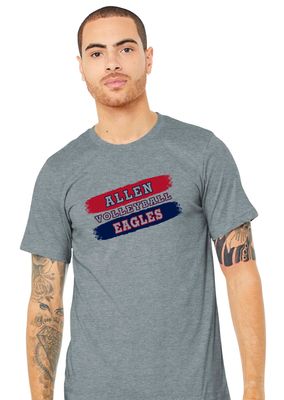 Allen Volleyball - Paint - Bella+Canvas Short Sleeve