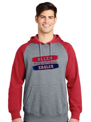 Allen Volleyball - Paint - Raglan Hoodie