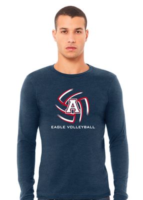 Allen Volleyball - Swirl - Bella+Canvas Long Sleeve