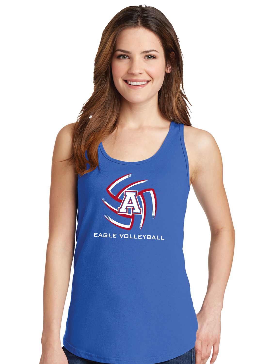 Allen Volleyball - Swirl - Cotton Tank