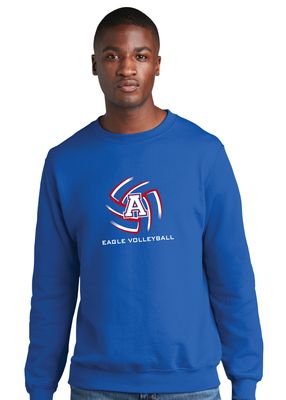 Allen Volleyball - Swirl - Crew Sweatshirt