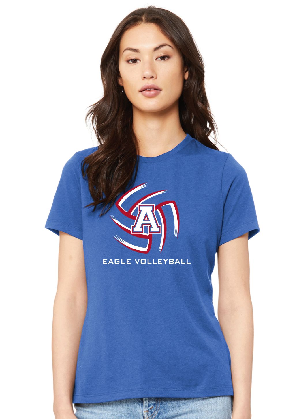 Allen Volleyball - Swirl - Bella+Canvas Ladies