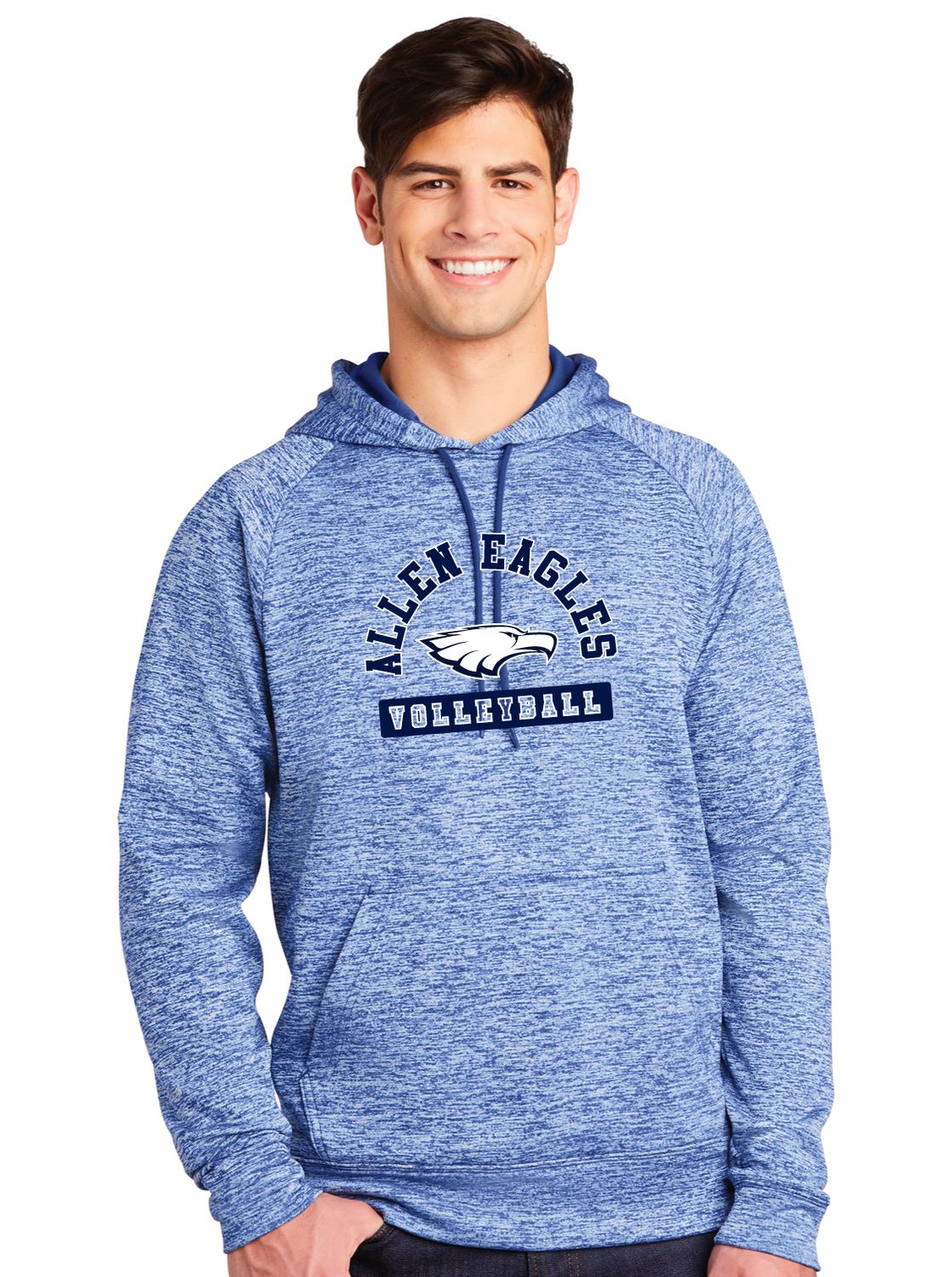 Allen Volleyball - Varsity - Electric Dri-Fit Hoodie