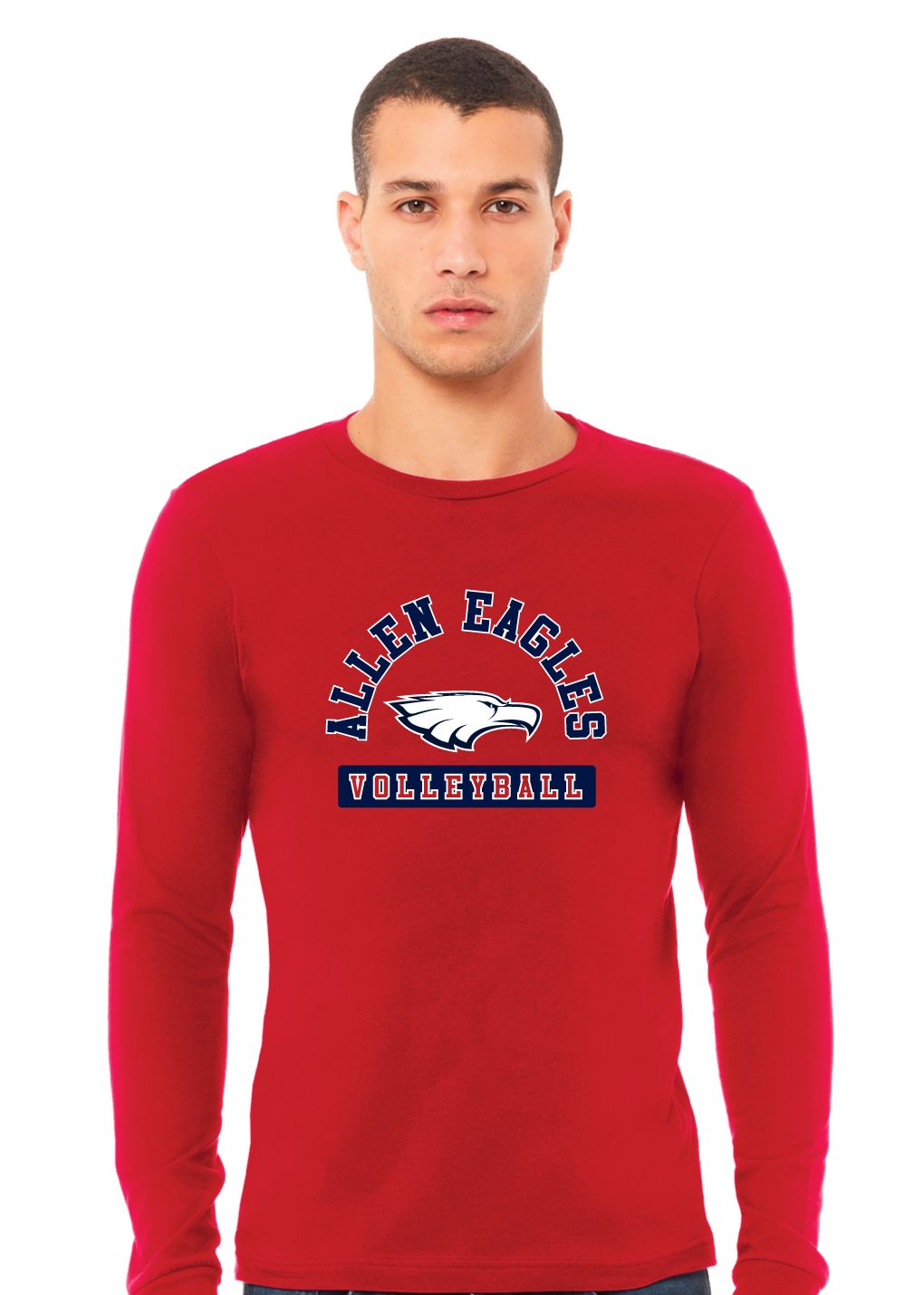 Allen Volleyball - Varsity - Bella+Canvas Long Sleeve