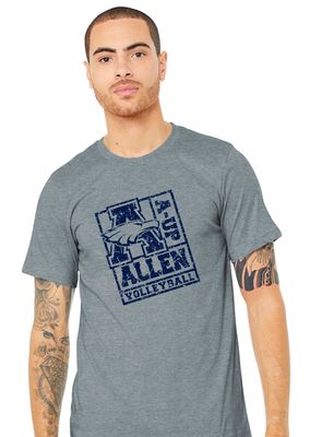 Allen Volleyball - Stamp - Bella+Canvas Short Sleeve