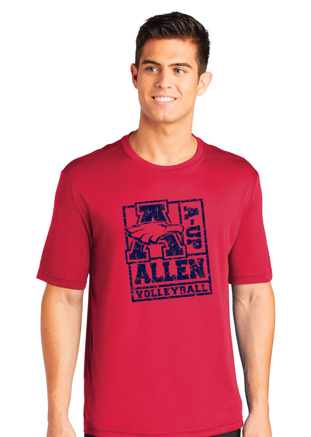 Allen Volleyball - Stamp - Dri-Fit Short Sleeve