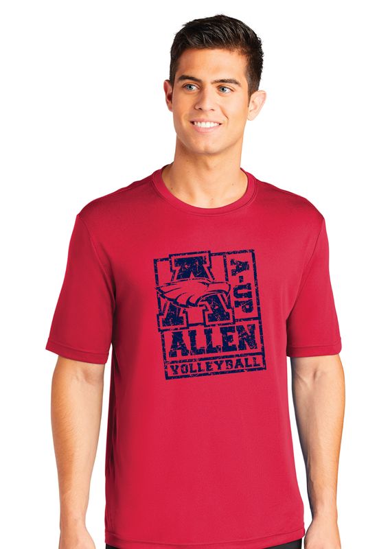 Allen Volleyball - Stamp - Dri-Fit Short Sleeve